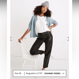 Vegan Leather Balloon Pants (like new)